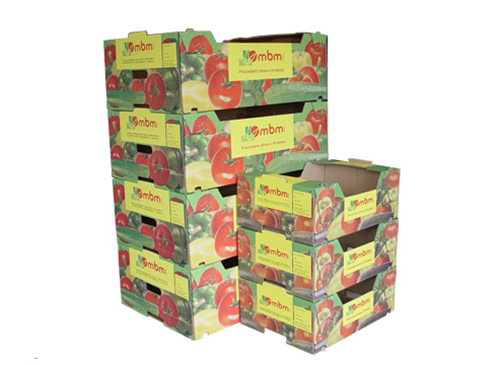 Transport box for frutis and vegetables